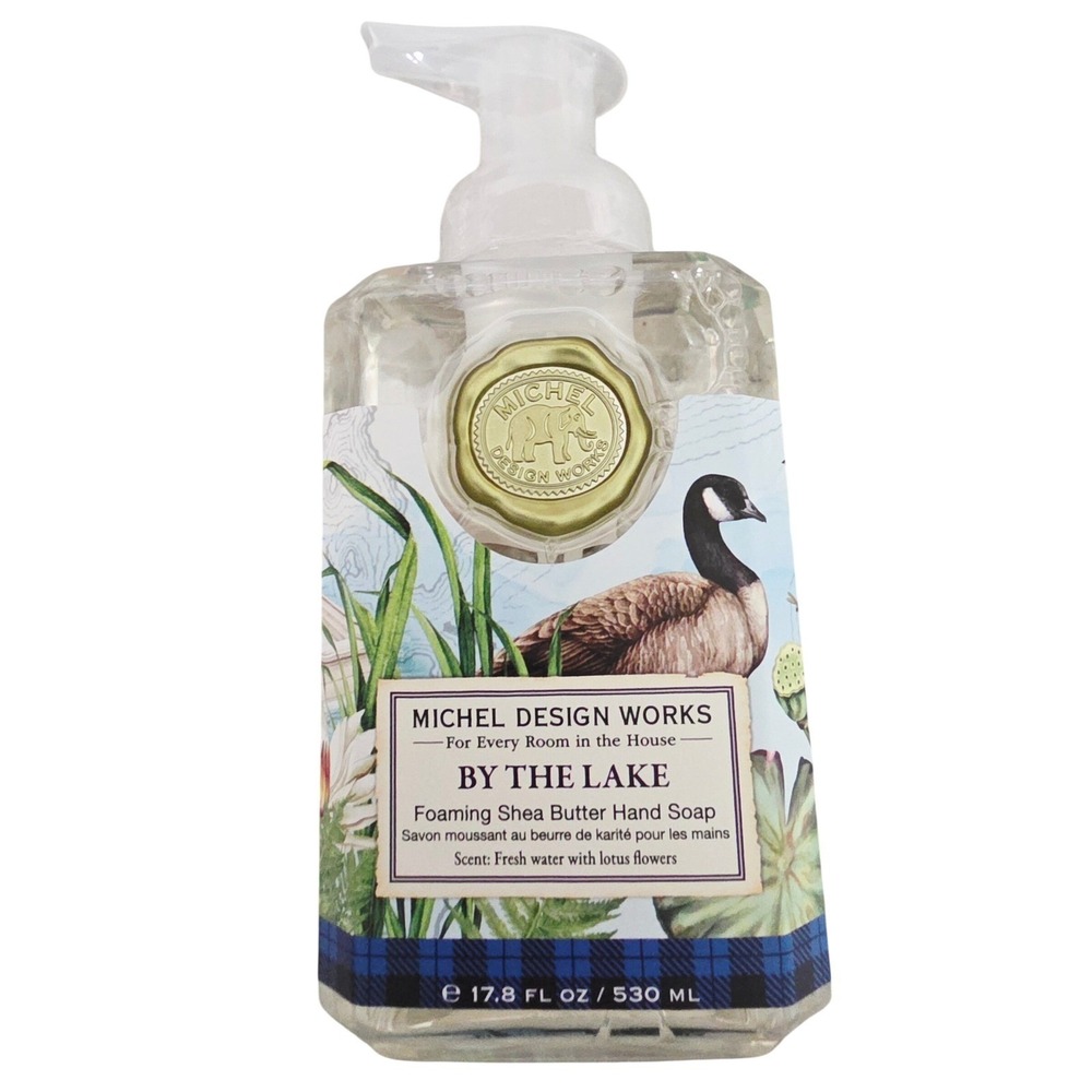 Michel Design Works By The Lake Foaming Shea Butter Hand Soap Fresh Water NEW - Picture 5 of 8